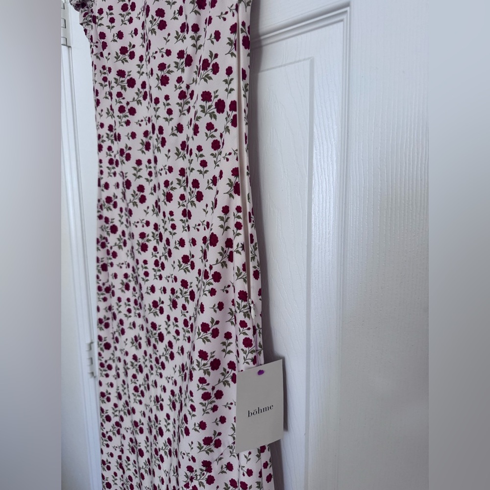 Bohme Ellianna Floral Maxi Dress in Cream Bohme dress - Picture 10 of 11